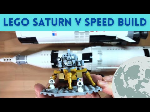 LEGO NASA Apollo Saturn V Rocket Speed Build