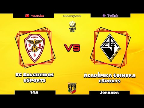 SC Salgueiros vs Académica Coimbra - Jornada 14 - EFA 1° Divisão [FIFA 21 - PRO CLUBS 11vs11]