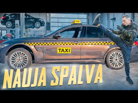 BMW M3 SU NAUJA SPALVA 🤯🔥… AR TIKRAI TAPS TAKSI?! 🚕