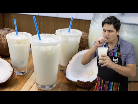 Jugo de Coco SÚPER REFRESCANTE | Receta fácil | KWA