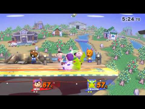 ssb4 myst (ness) vs esam (pikachu)