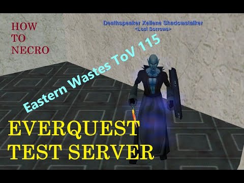 How to EverQuest Necromancer - The Eastern Wastes in ToV 115 XP Mobs