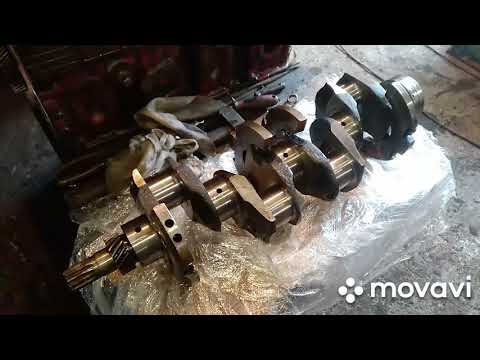 Сборка двигателя МТЗ Д-240. Установка распредвала. Коленвал Д-240.