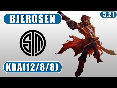 TSM Bjergsen | Gangplank vs Veigar | Mid | October 31st, 2015 | Season 5 | Patch 5.21