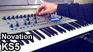 Video thumbnail for Synth Demo - Novation KS4 / KS5 - Ambient Arpeggiator Synthesizer Music by synth4ever