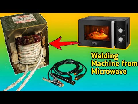 DIY ARC WELDING MACHINE using Microwave Transformer - MOT Welding machine