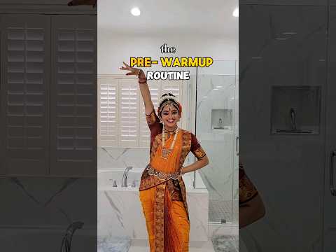 the Pre- Warmup Routine #kuchipudi #indianclassicaldance #dance #dancecostume