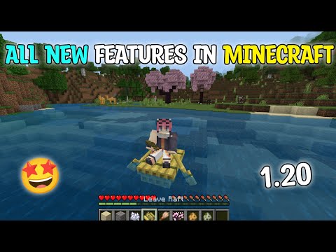 All New Features In Minecraft 1.20 Update | Camel/Cherry Biome/Raft/Archeological Update