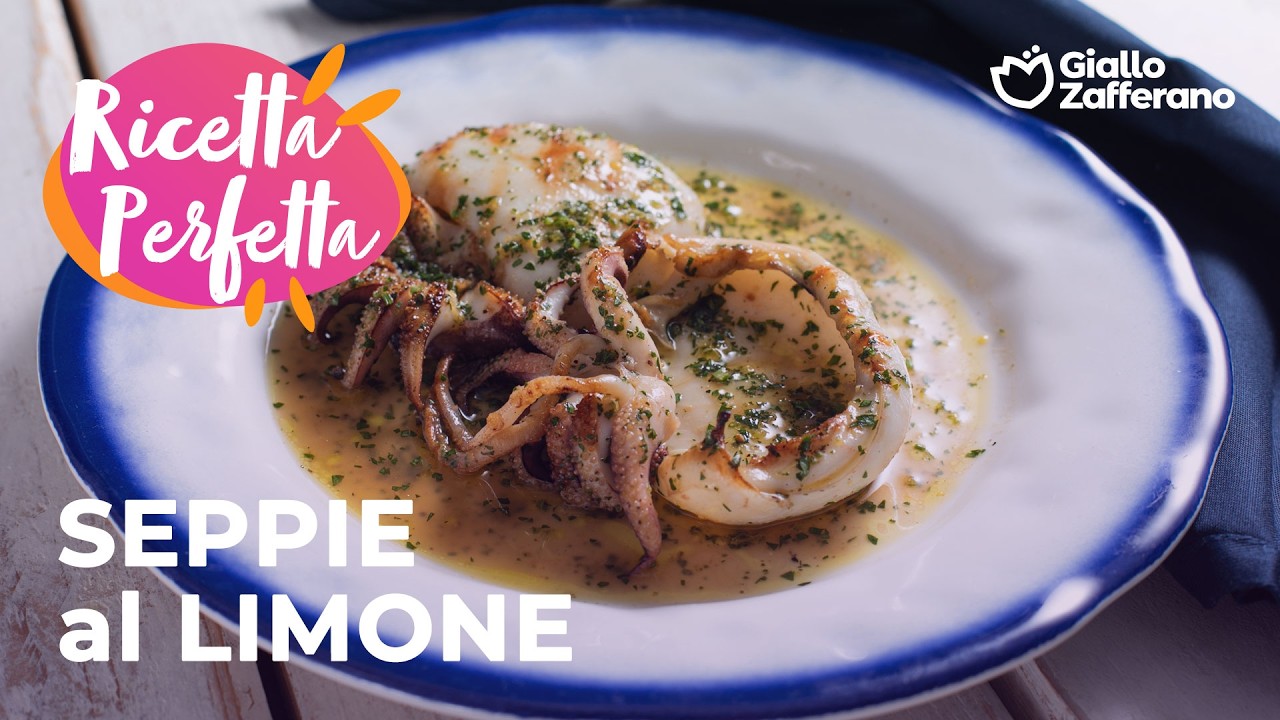 SEPPIE al LIMONE🍋 Solo 15 MINUTI per seppie tenere e veloci🌊