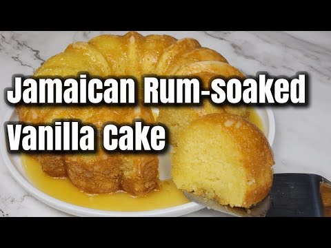 Jamaican Rum soaked Cake | Rum Cake