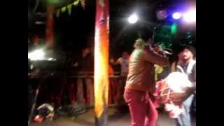 D&J Fusion Dhol player with Legacy- Tariq Khan at Satans Hollow Seduction 10th birthday bash.