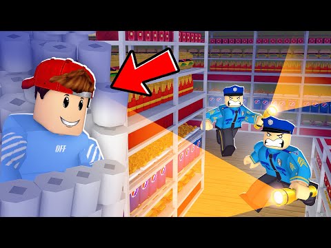 NACHTS im SUPERMARKT überleben in Roblox!