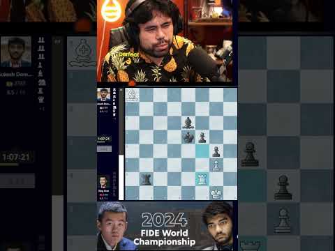 HE SEES IT!!! GUKESH THE WORLD CHAMP!!