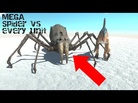 MEGA Spider vs every unit |Animal Revolt Battle Simulator