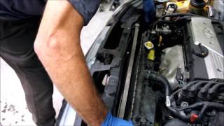 Replacing a Leaking Air Conditioning Condenser - Hyundai Accent