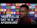 Promes over afgekeurd doelpunt: 'Heel lullig dat 'ie is afgekeurd' | CHAMPIONS LEAGUE