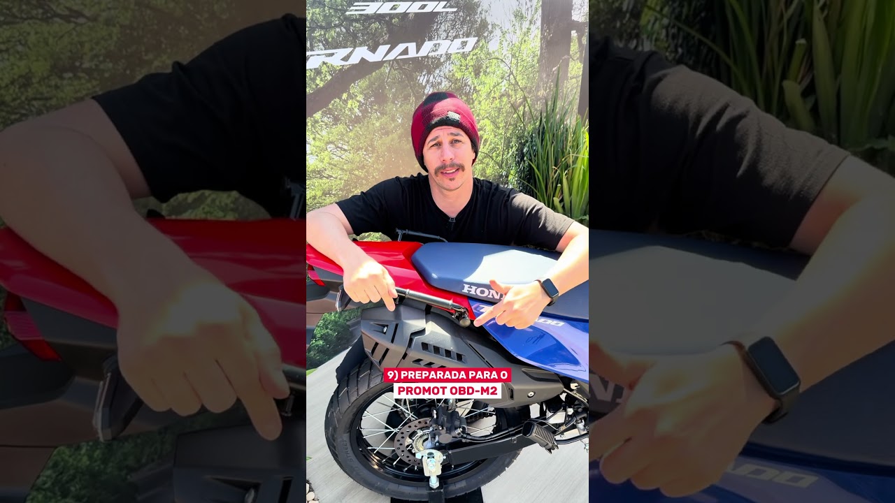🚨Nova Tornado 300 2027 é a Honda CRF que pode andar na rua #motos