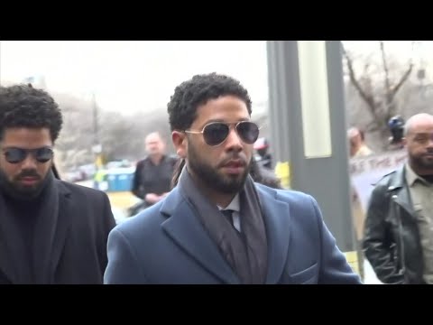 "Empire" actor Jussie Smollett has arrived at a Chicago courthouse where he's expected to plead not guilty to charges accusing him of lying to the police about being the victim of a racist and homophobic attack. (March 14)