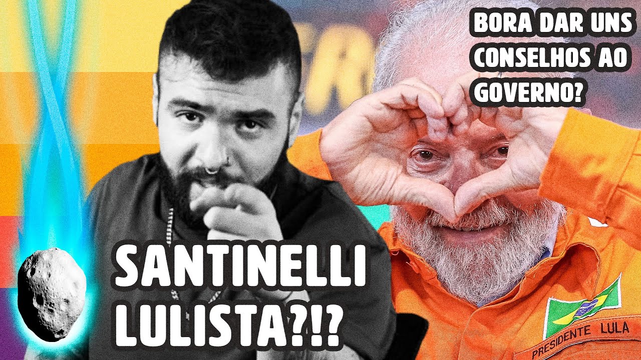 YOUTUBER TIAGO SANTINELLI RESPONDE SE ELE AJUDARIA NA COMUNICAÇÃO DO GOVERNO LULA | PLANTÃO