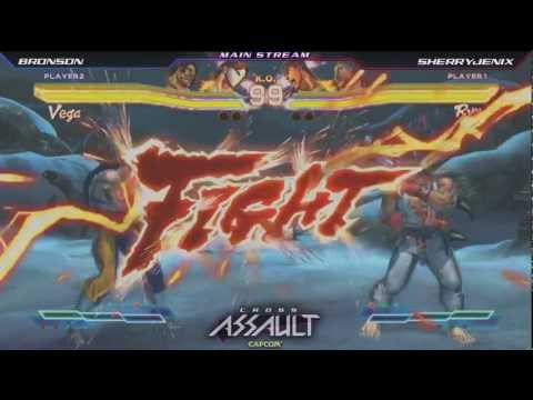 Bronson vs SherryJenix - Cross Assault - Day 1 Team Challenge - Street Fighter X Tekken