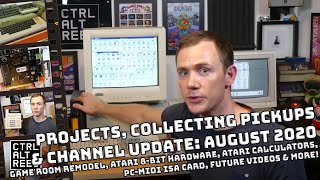 Projects & Pickups: Gameroom Update, Atari Calculators, PC-MIDI / SoundBlaster Hanging Notes & More!