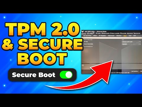 How to Enable TPM 2 0 and Secure Boot on ASUS Motherboard – Windows 11