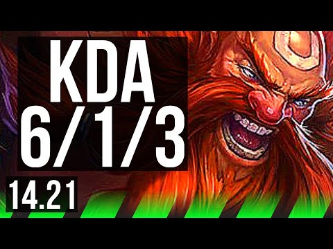 GRAGAS vs TALIYAH (JGL) | 6/1/3, Dominating | KR Grandmaster | 14.21