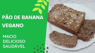 Receita de Po de Banana Vegano Fcil
