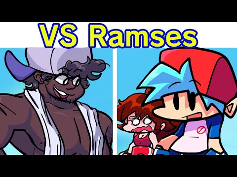 Friday Night Funkin' VS Ramses FULL WEEK + Cutscenes | BF & GF Works Out (FNF Mod) (Friday 4 Fun)