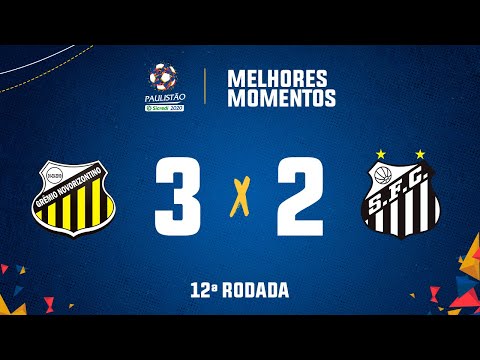 Novorizontino 3 x 2 Santos - 12ª rodada do Paulistão Sicredi 2020