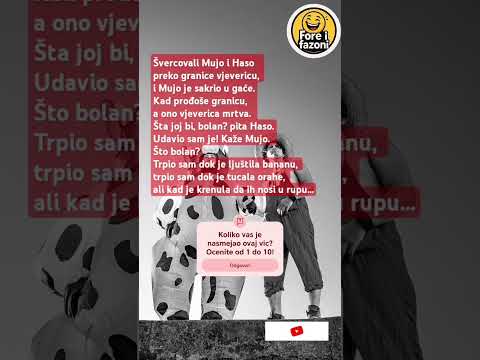 Mujo i Haso švercovali vevericu. #foreifazoni #funny #comedy #humor #smeh #vicevi #smehdosuza