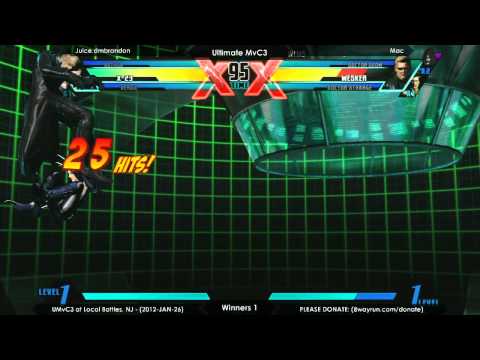 LB UMvC3 #01 - W1 - Juice.dmbrandon VS Mac