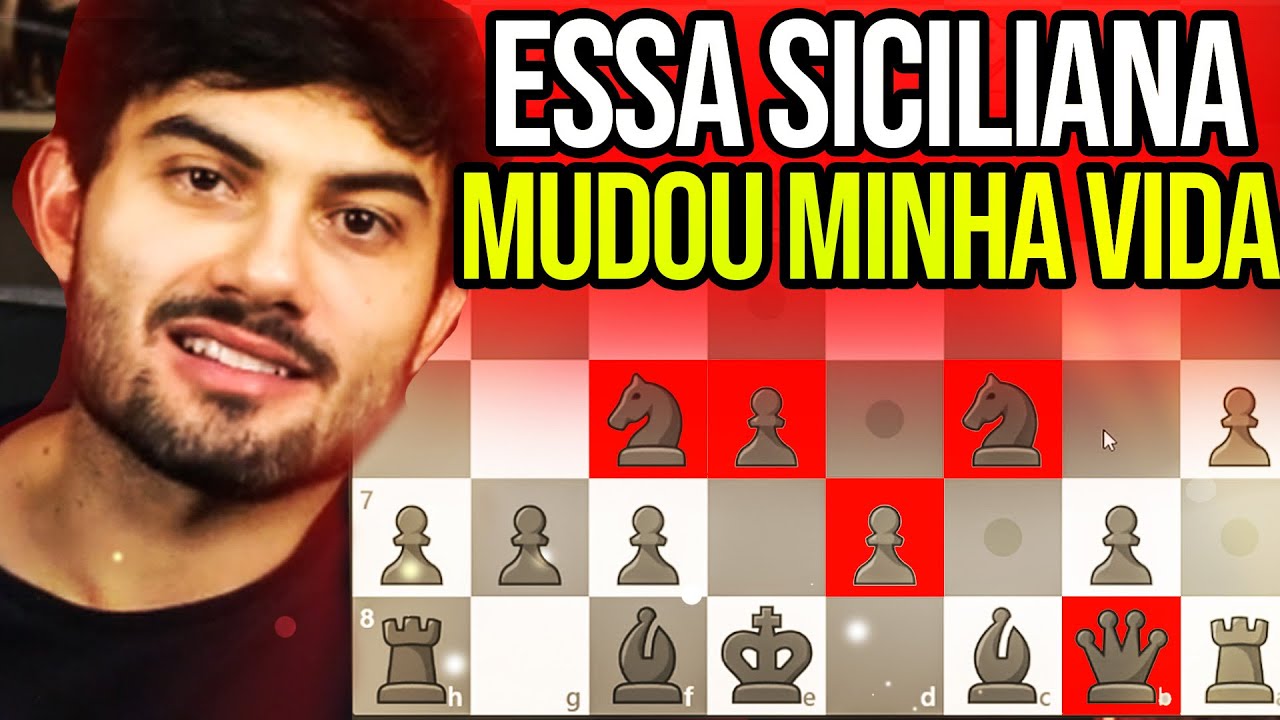 A SICILIANA que eu joguei para virar GRANDE MESTRE no xadrez!!