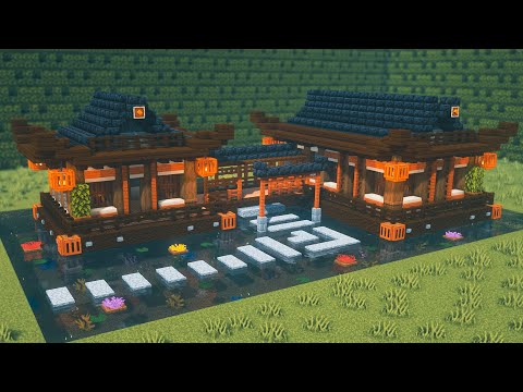 iKerbit - Minecraft: How To Build a Japanese House (Beautiful House) Tutorials [#21] |  Minecraft Architecture, Wild Base