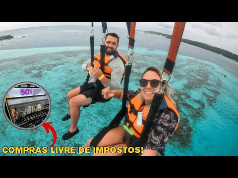 PARASAIL FLIGHT IN SAN ANDRÉS + UNMISSABLE SHOPPING TOUR ON THE ISLAND! 🏝️🛍️
