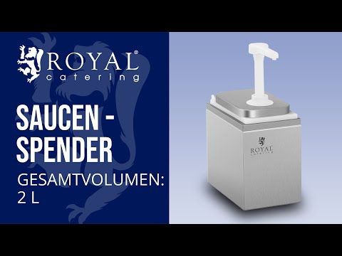 Video - Saucenspender - 1 Pumpe - 2 L