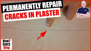 How to permanently repair hairline cracks in wall & ceiling plaster – DIY decorating guide