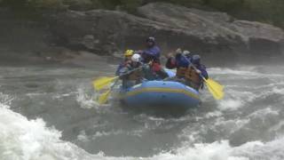 preview picture of video '3200 cfs - Second Drop of Lost Paddle, Gauley River'