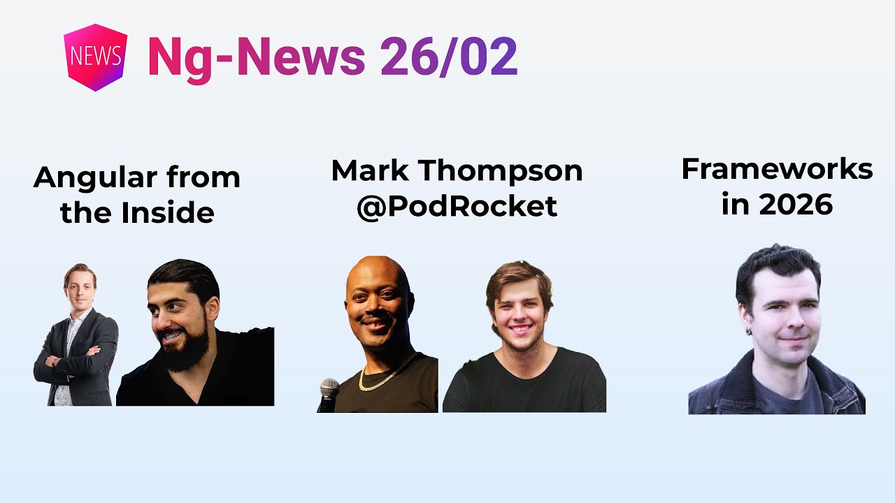 Ng-News 26/02: Frameworks in 2026, Competition among Frameworks, Angular Inside