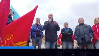 Il Sindaco  Pippo gianni a sostegno dei lavoratore della zona industriale