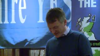 preview picture of video 'Ivan McKee at Yes Scotland Public Meeting in Largs 17th March 2014'