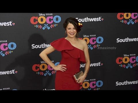Alanna Ubach "Coco" US Premiere Orange Carpet