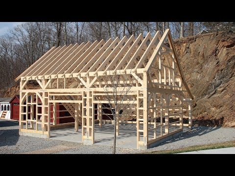 Preview: How to Raise The Barn Yard’s Post & Beam Carriage Barn