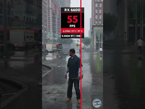 GTA 5 Enhanced vs RX 6600 | Ray Tracing Graphics Comparison