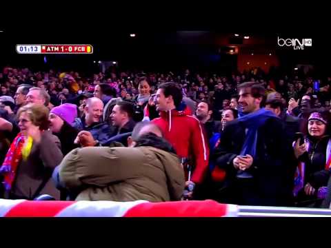 Fernando Torres Goal vs Barcelona English Commentary (28/01/2015)