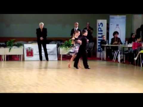 CL Latina 2013 Juniori 1 ча-ча-ча Emirs Salmanovs and Anastasija Bengarde