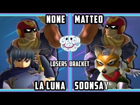 GOML 2019 SSBM - n0ne & La Luna Vs. Matteo & soonsay - Smash Melee Tournament Losers Bracket
