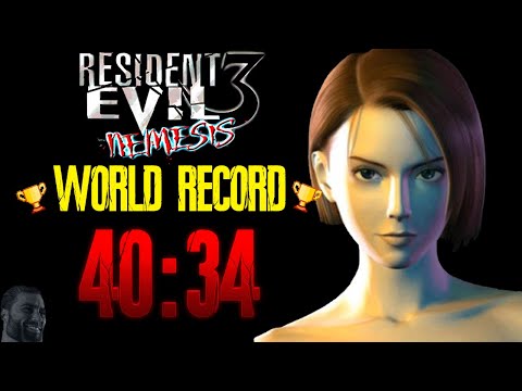[World Record] Resident Evil 3: Nemesis Speedrun any% 40:34 🏆