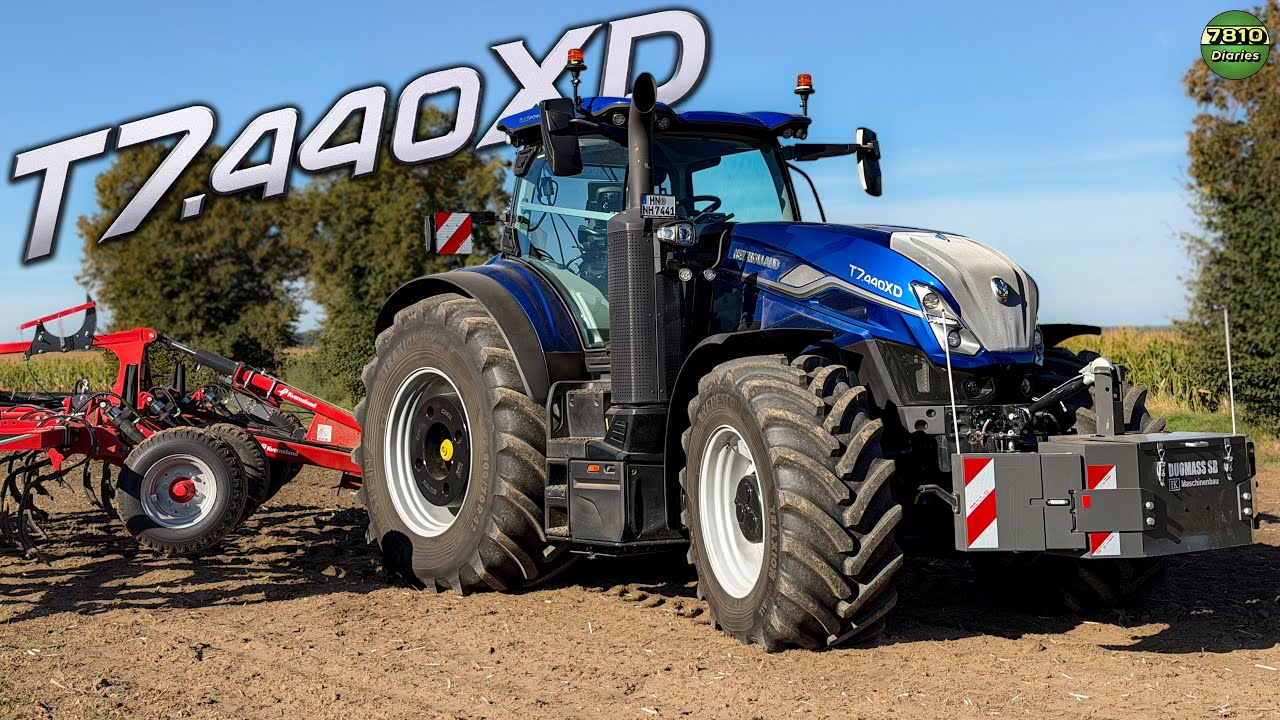 Neuer T7.440 XD vor 12 Meter Scheibenegge🤯 & Ackereinsatz mit Bauer Struck!