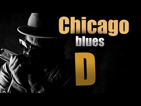Blues Backing Track Jam - Ice B. - Chicago Blues in D